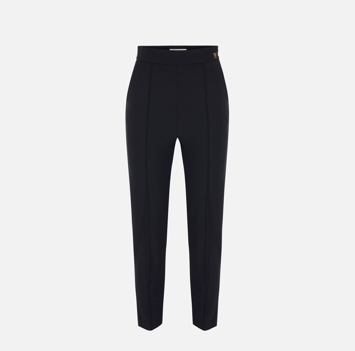 ELISABETTA FRANCHI PANTALONE Tessuto Tecnico-Nero