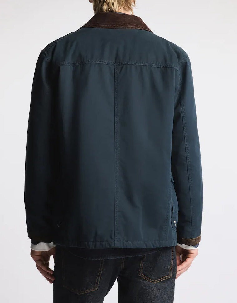 FAY Giacca Uomo 4 GANCI ARCHIVE Gabardina Cotone-Navy