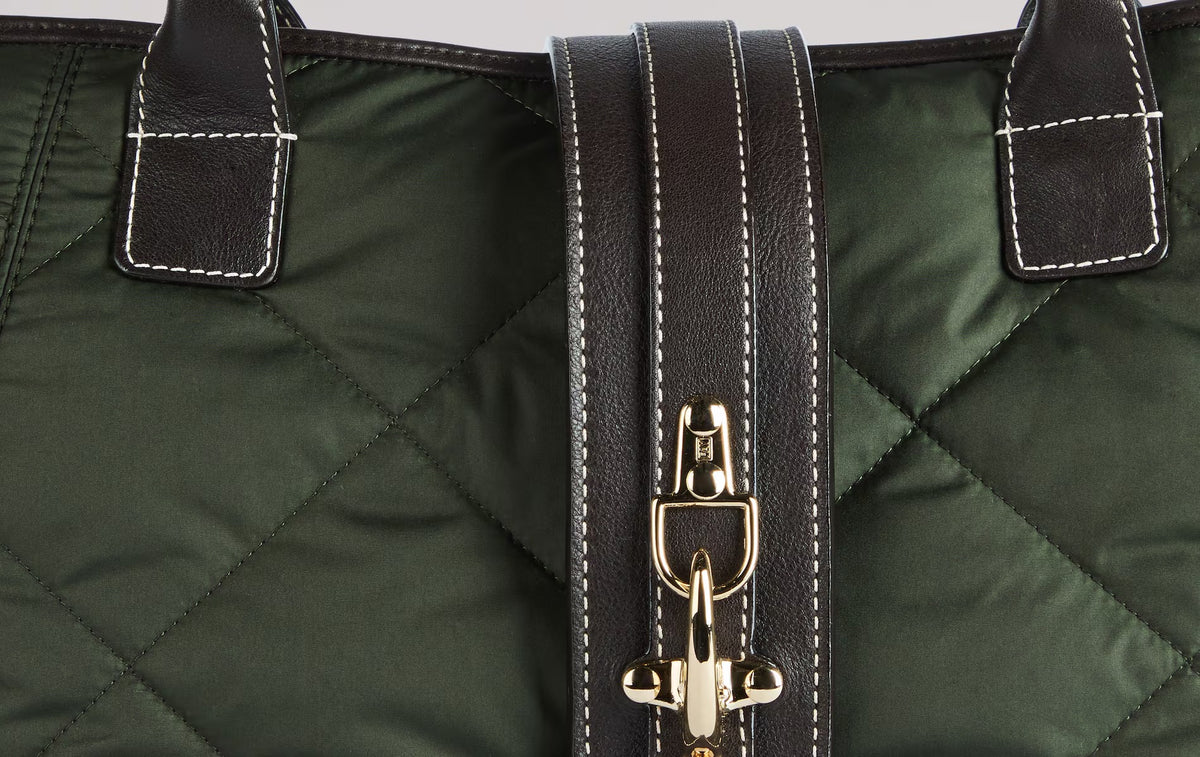 FAY SHOPPING BAG Tessuto Tecnico-Verde