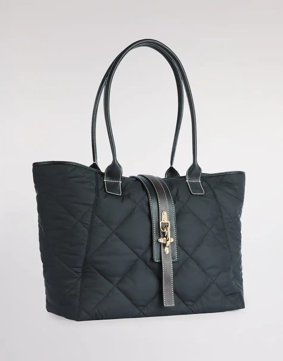 FAY SHOPPING BAG Tessuto Tecnico-Nero