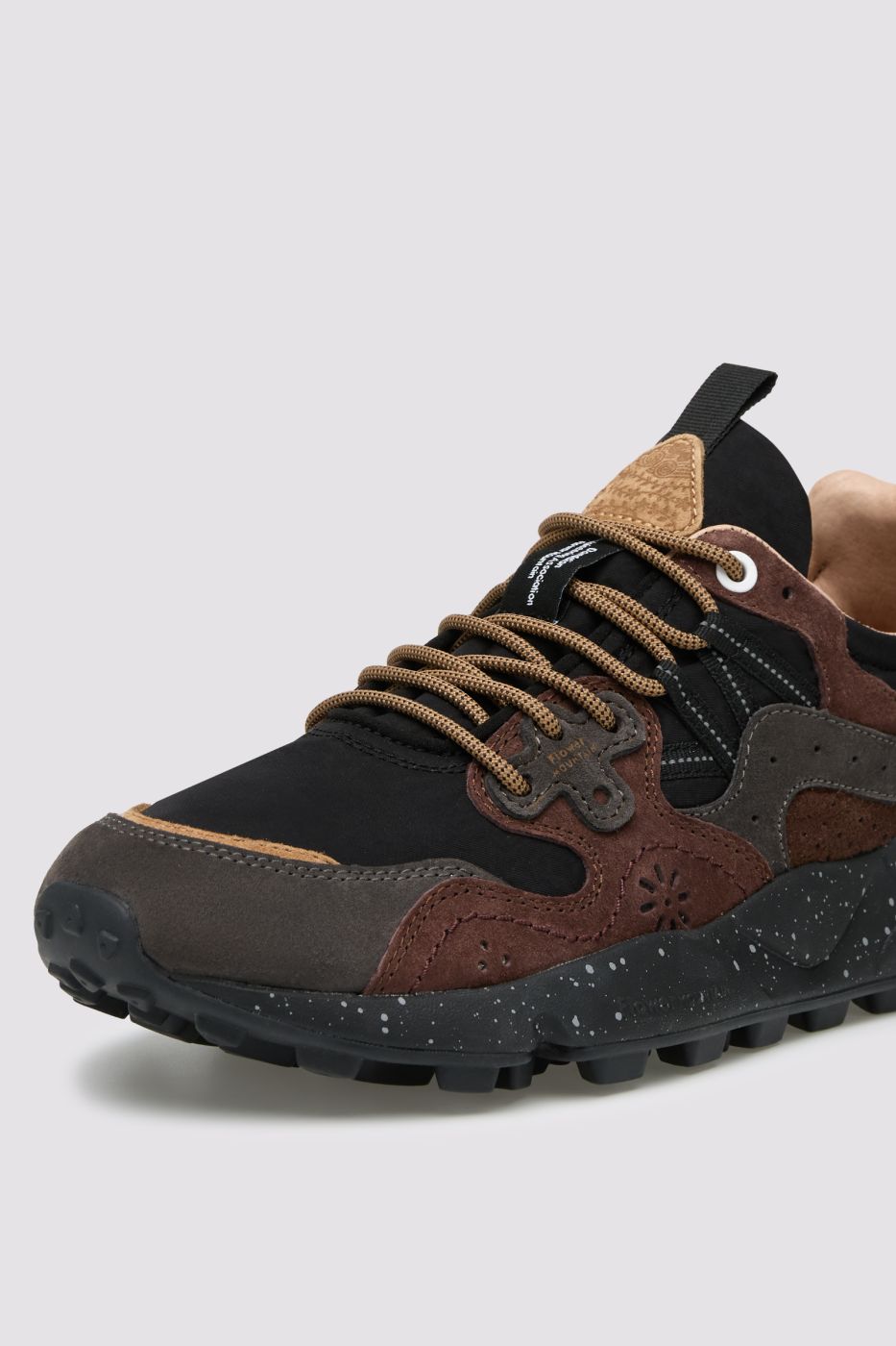 FLOWER MOUNTAIN Sneaker Uomo YAMANO 3-Grigio/Marrone/Nero