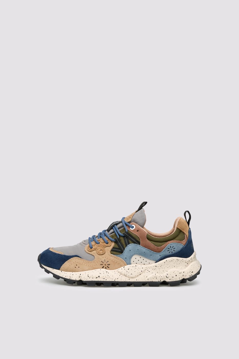 FLOWER MOUNTAIN Sneaker Uomo YAMANO 3-Navy/Grigio/Marrone