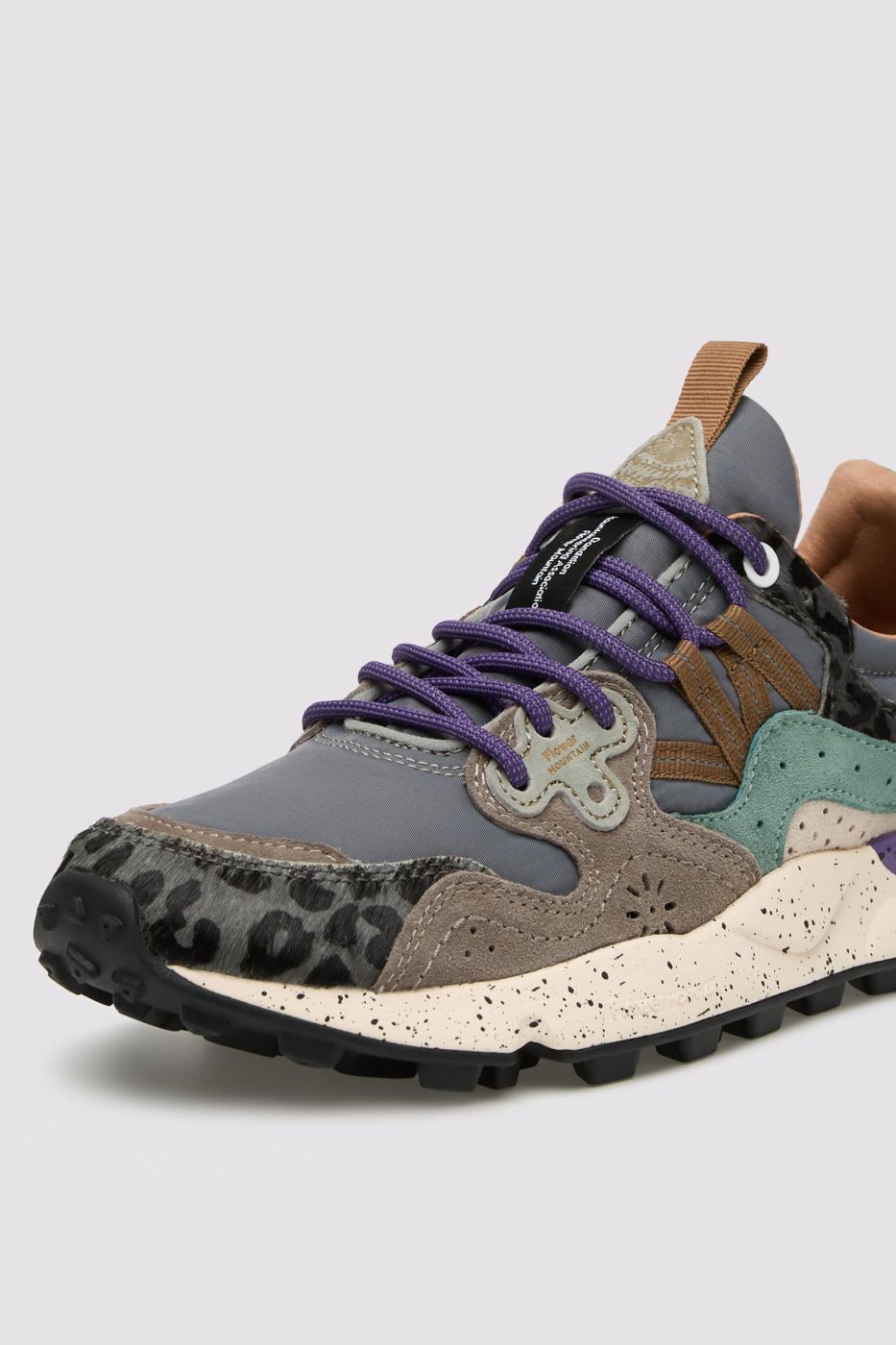 FLOWER MOUNTAIN Sneaker Donna YAMANO 3-Grigio Scuro