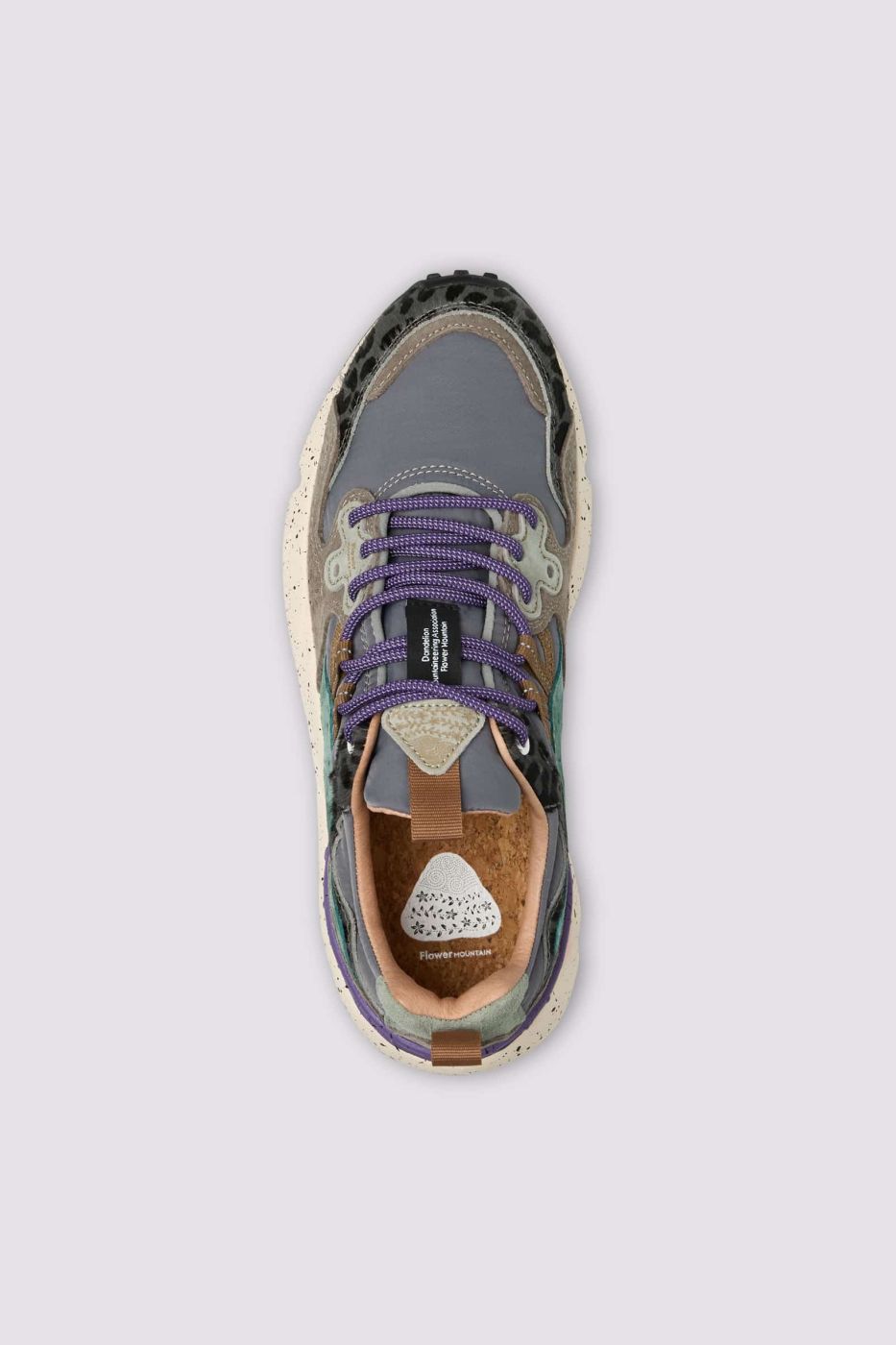 FLOWER MOUNTAIN Sneaker Donna YAMANO 3-Grigio Scuro