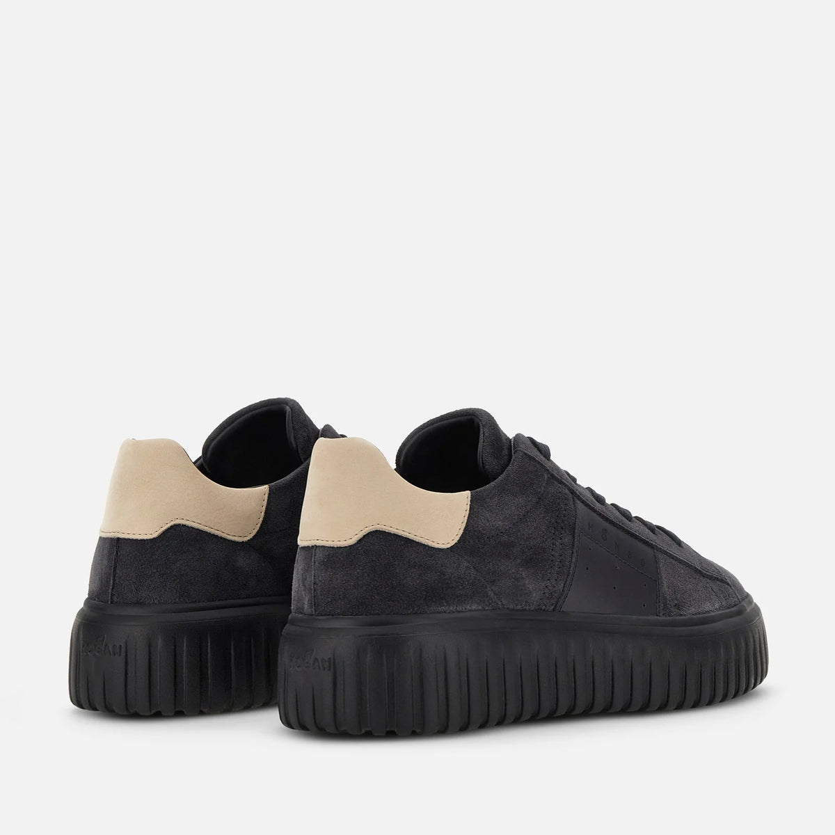 HOGAN Sneaker Uomo H-Stripes Banda-Blu