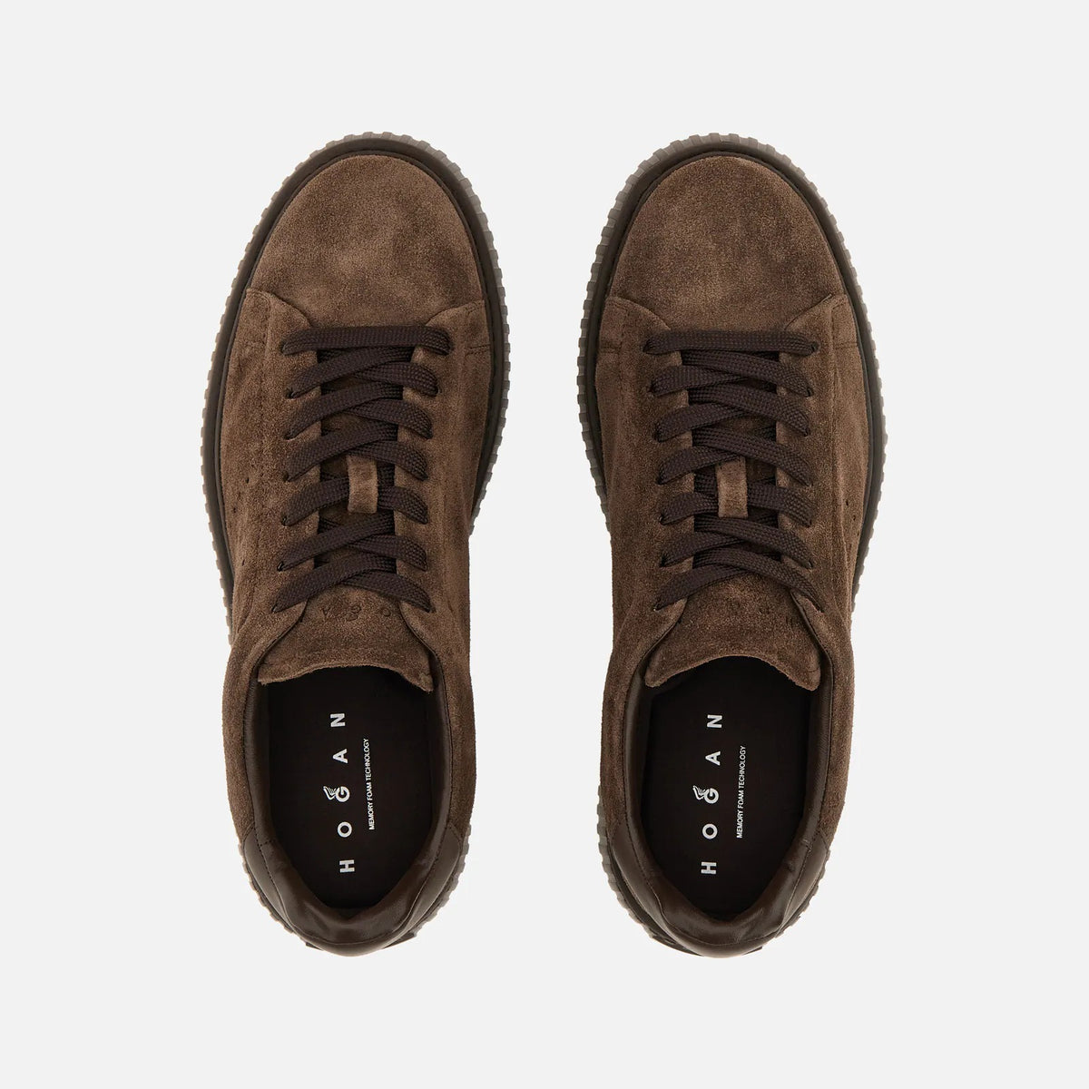 HOGAN Sneaker Uomo H-Stripes-Marrone