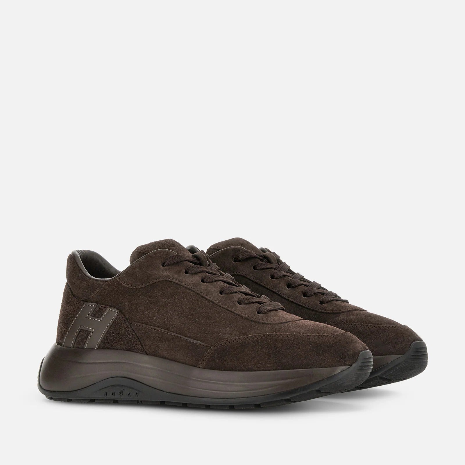 HOGAN Sneaker Uomo Hi-Light-Marrone