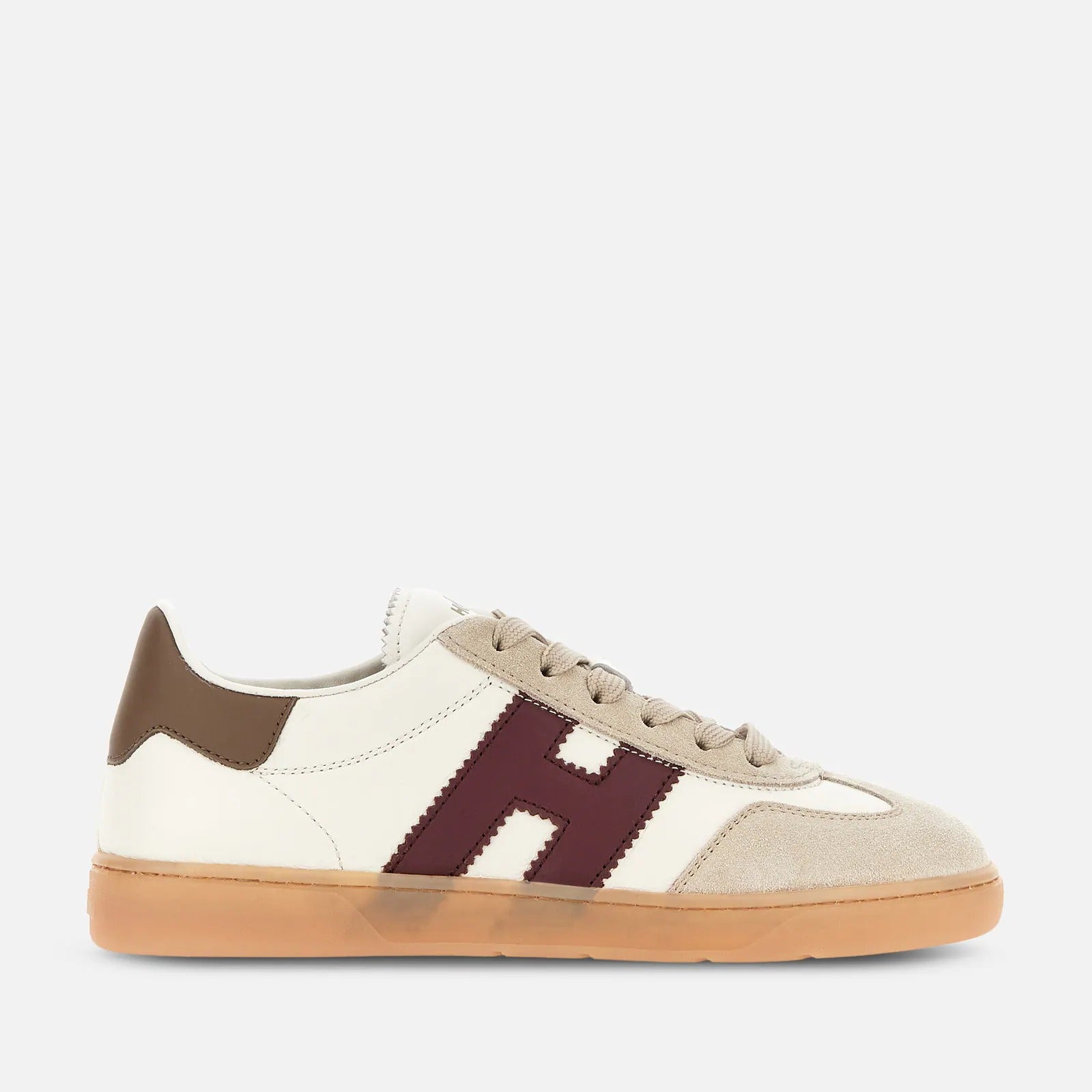 HOGAN Sneaker Donna COOL-Avorio/Bordeaux