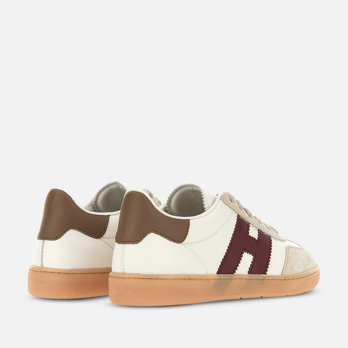 HOGAN Sneaker Donna COOL-Avorio/Bordeaux