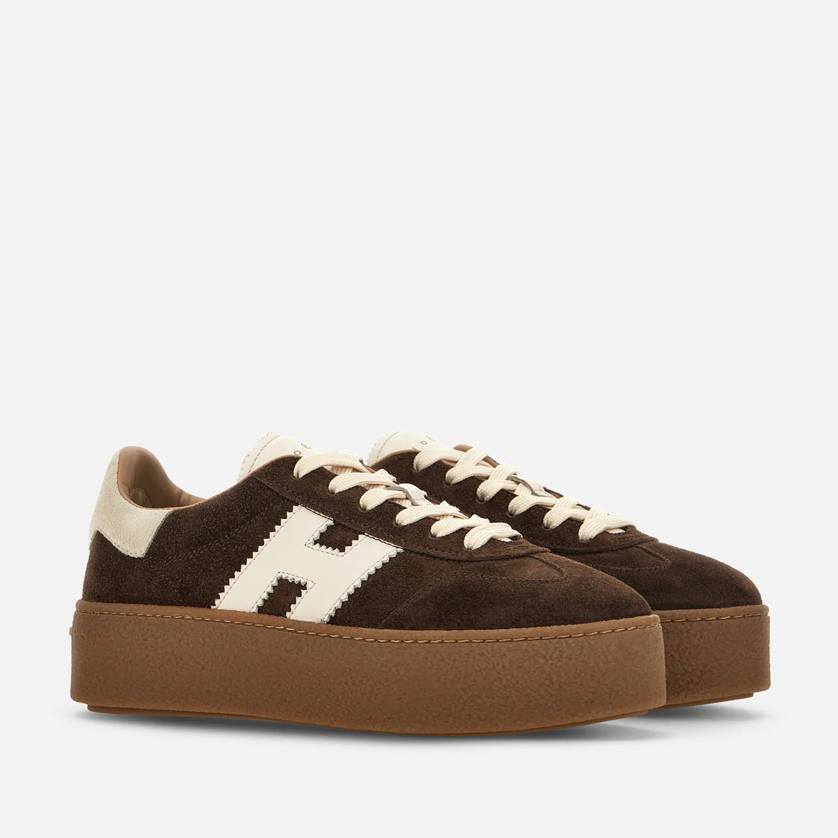 HOGAN Sneaker Donna Cool H698-Marrone