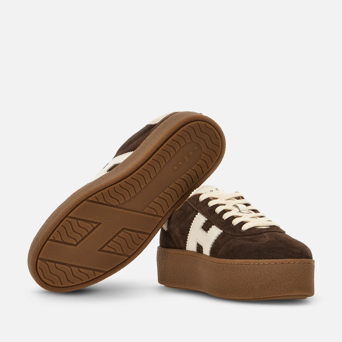 HOGAN Sneaker Donna Cool H698-Marrone