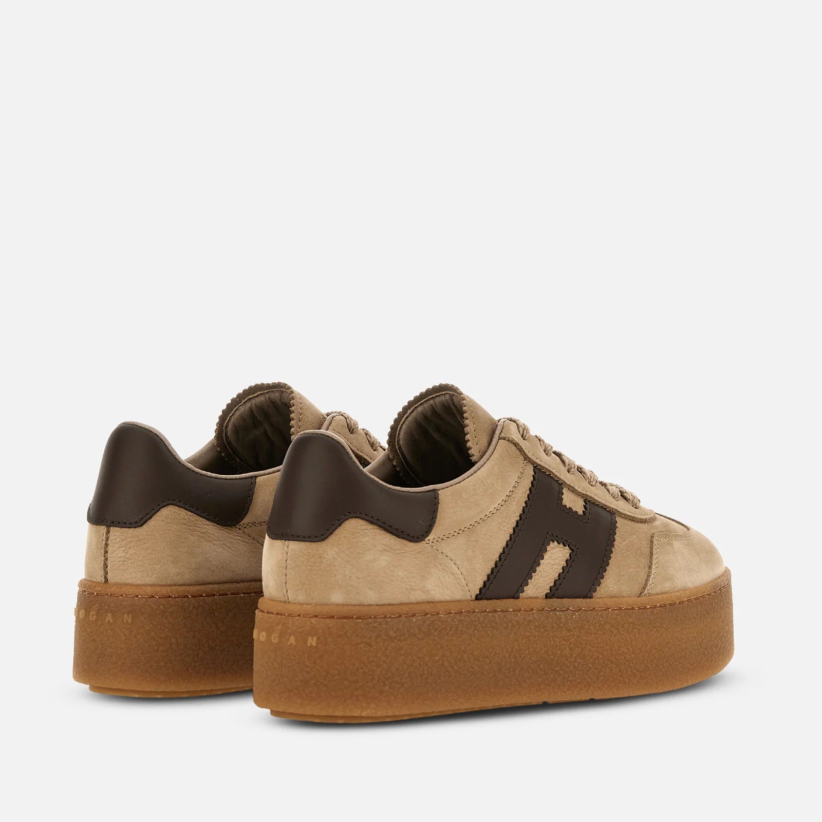 HOGAN Sneaker Donna Cool H698-Marrone Beige