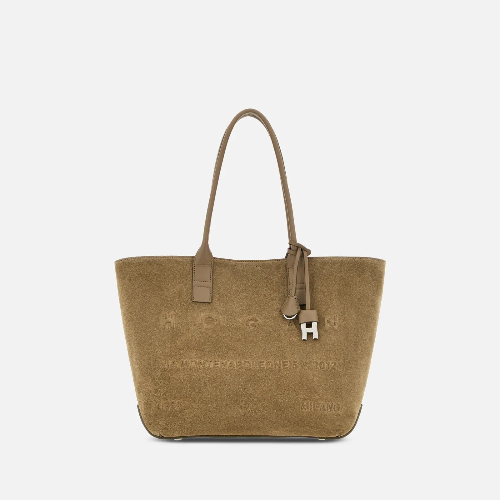 HOGAN Borsa Shopping Address Piccola-Beige