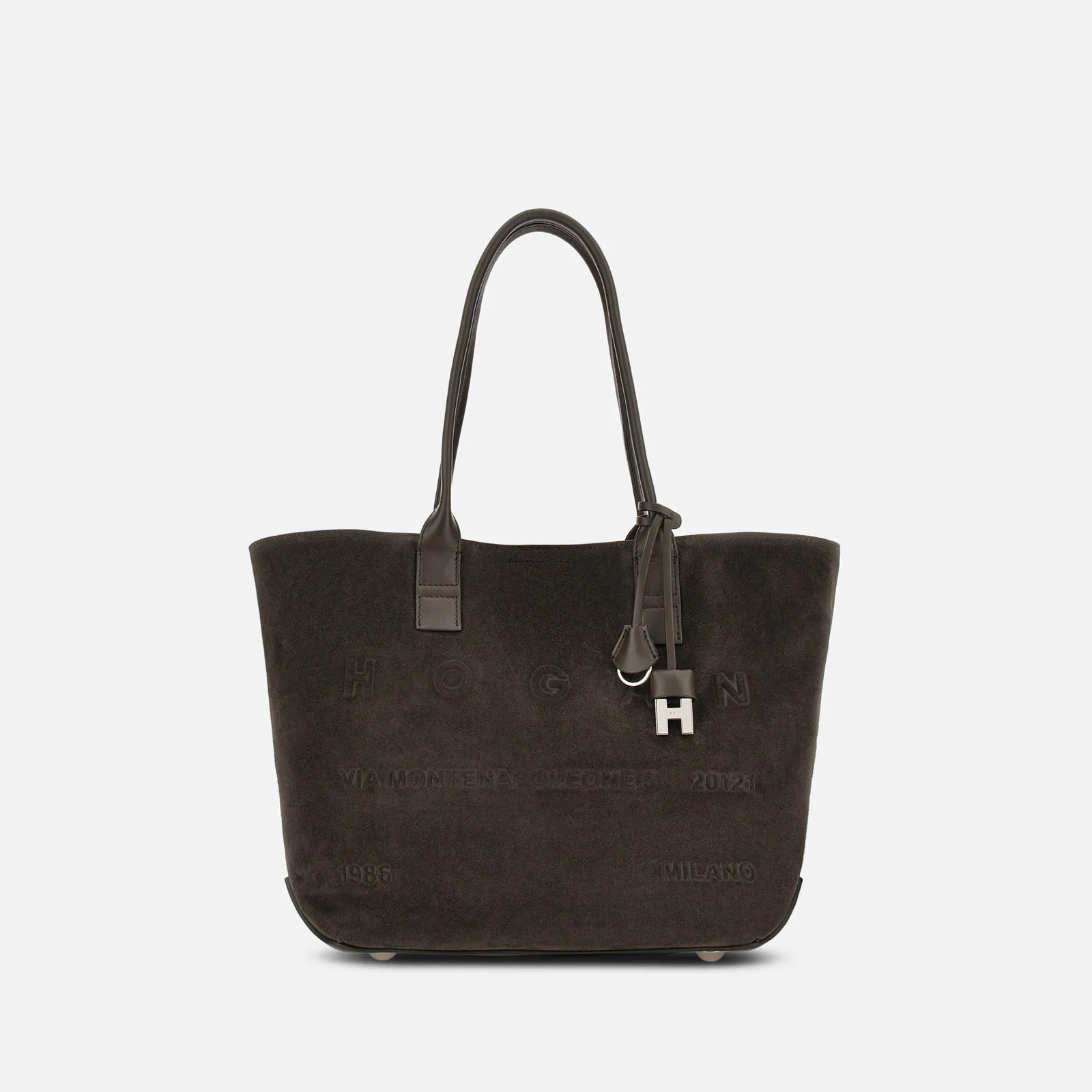 HOGAN Borsa Shopping Address Piccola-Marrone