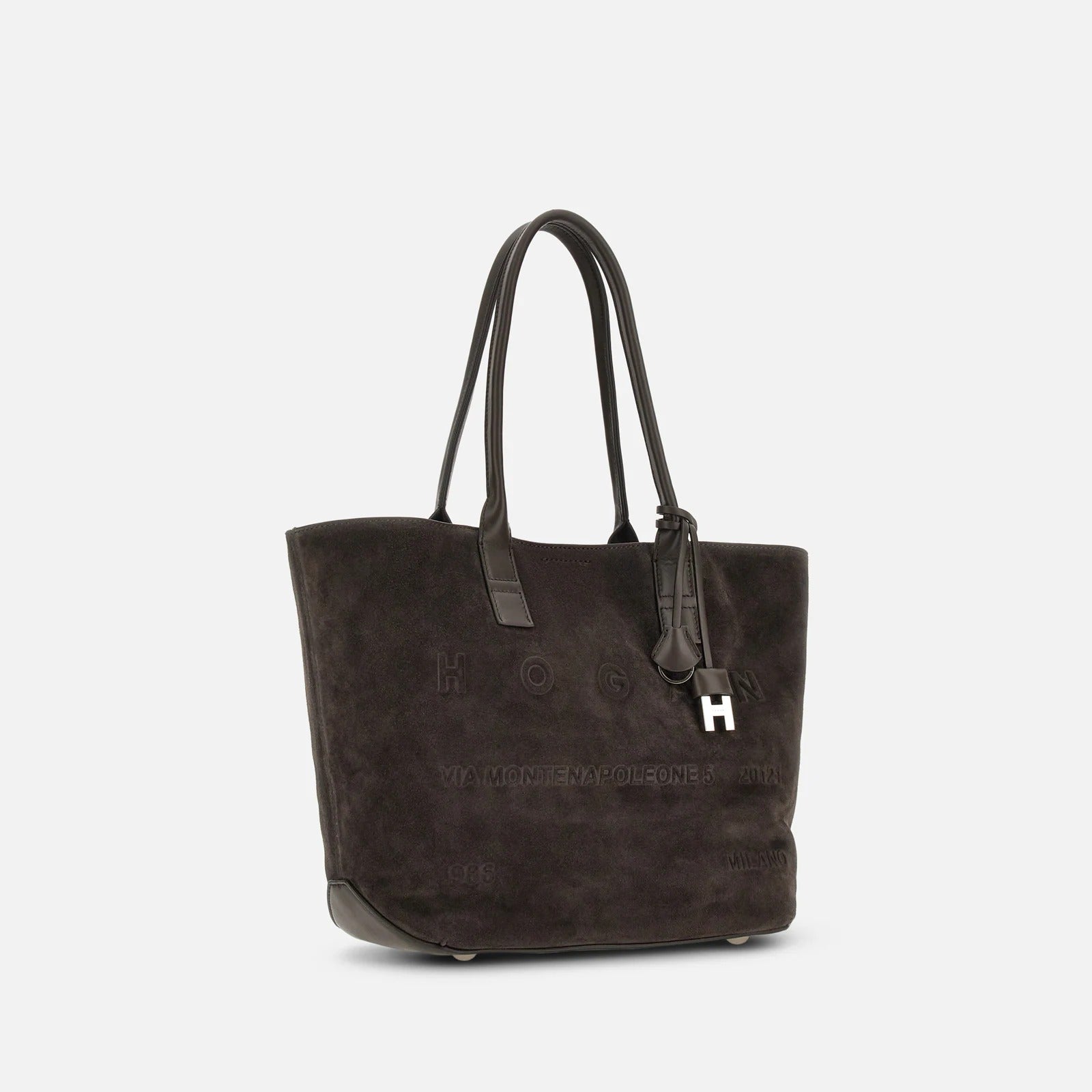 HOGAN Borsa Shopping Address Piccola-Marrone