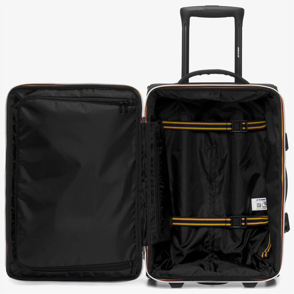 K-WAY Trolley Blossac Small-Black Pure