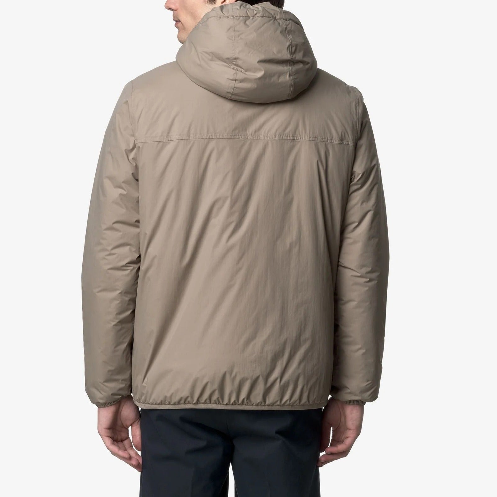 K-WAY Giacca Uomo LE VRAI 4.0 CLAUDE ORSETTO-Beige Taupe