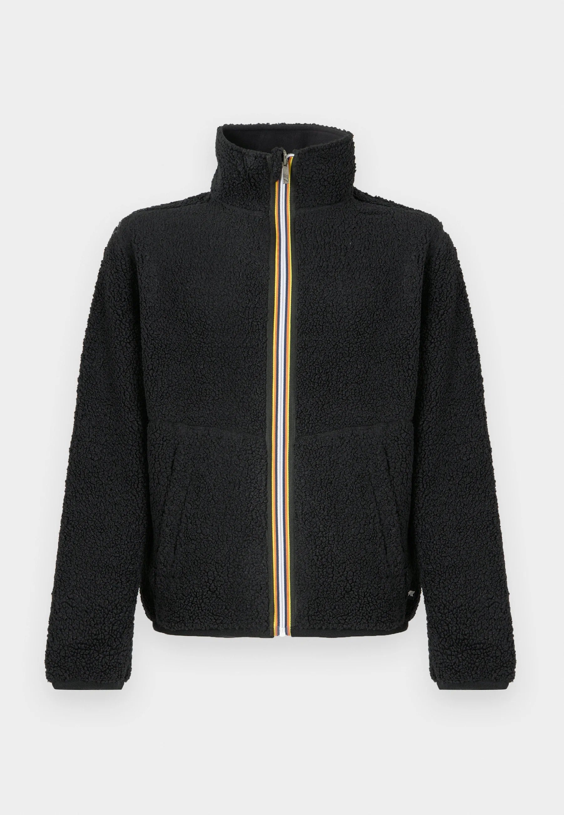 K-WAY Giacca Uomo PASCAL SHERPA POLAR DOUBLE-Black Pure