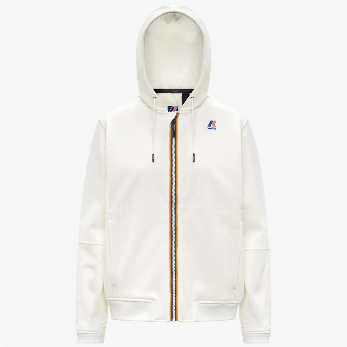 K-WAY Felpa Unisex PROSPER BRUSHED PC-White