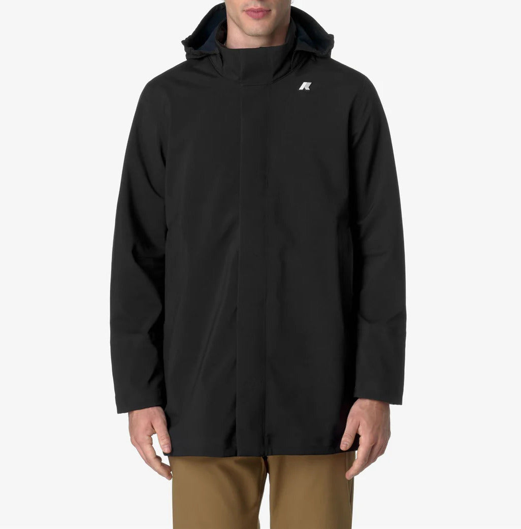 K-WAY Giacca Uomo Duke Bonded-Black Pure