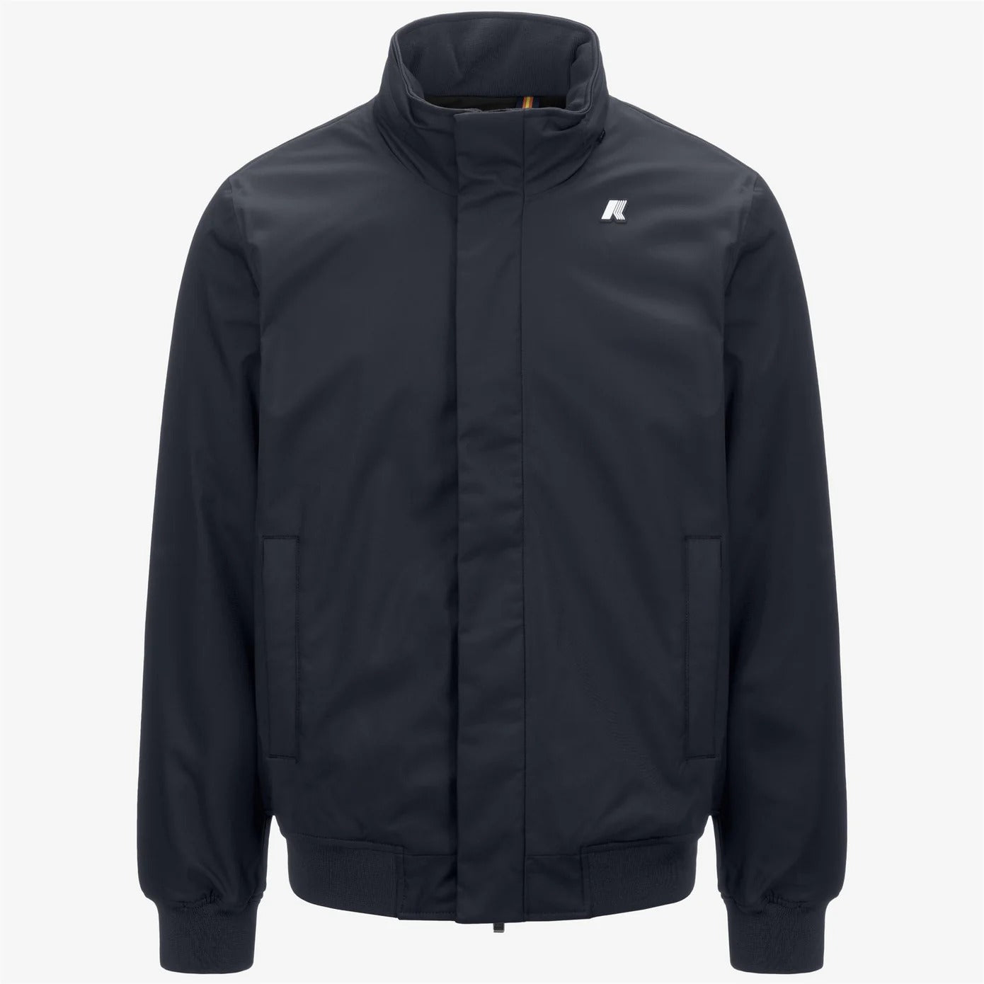 K-WAY Giacca Uomo AMAURY TWILL MARMOTTA-Blue Depth