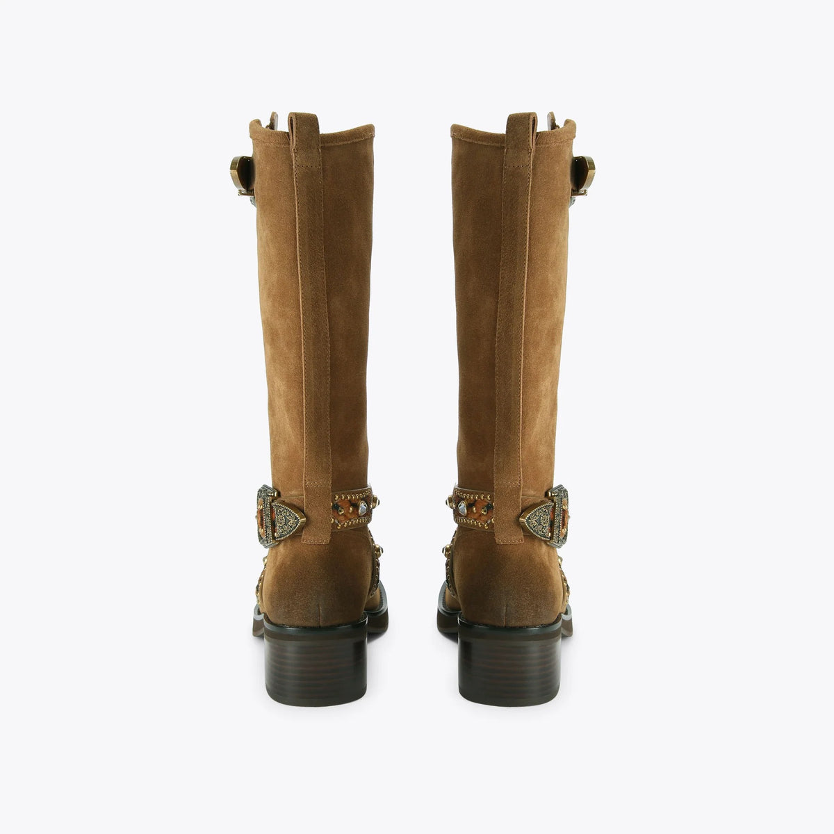 KURT GEIGER Stivale Biker Donna WESTERN MID-Brown