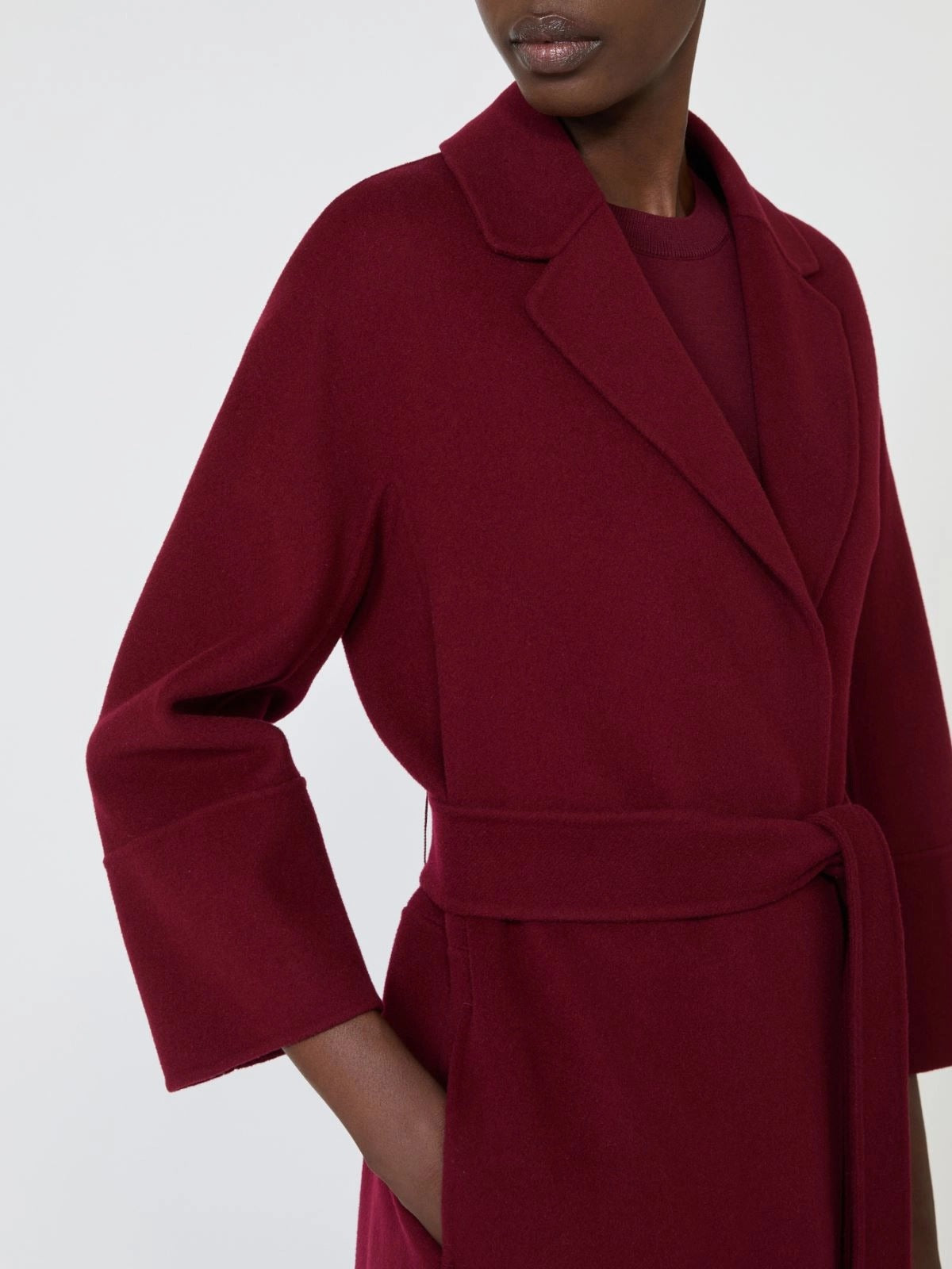 'S MAX MARA Cappotto Donna Arona-Bordeaux