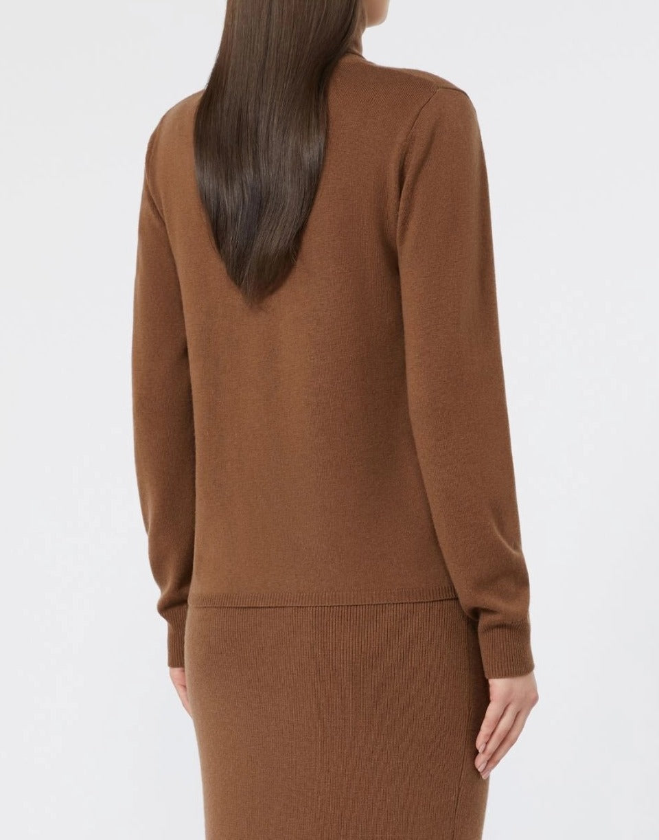 MAX MARA STUDIO Maglia Donna Educata-Cuoio