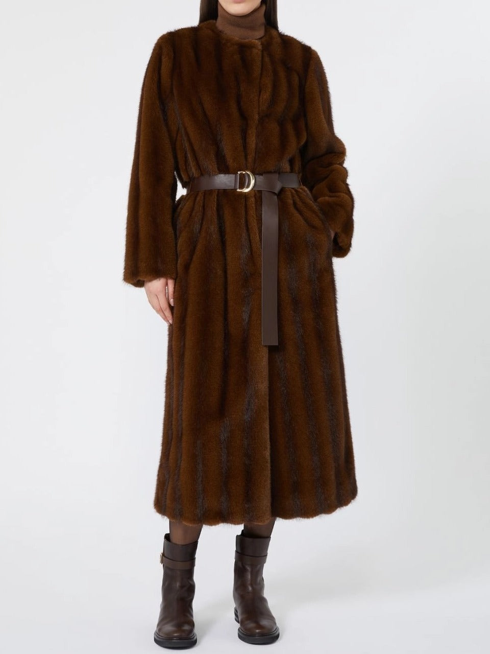 MAX MARA STUDIO Cappotto Donna Orma-Nocciola