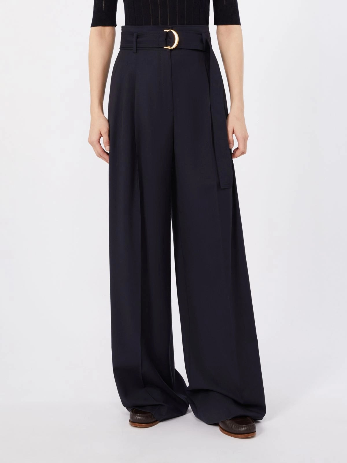 MAX MARA STUDIO Pantalone Donna Serio-Blu
