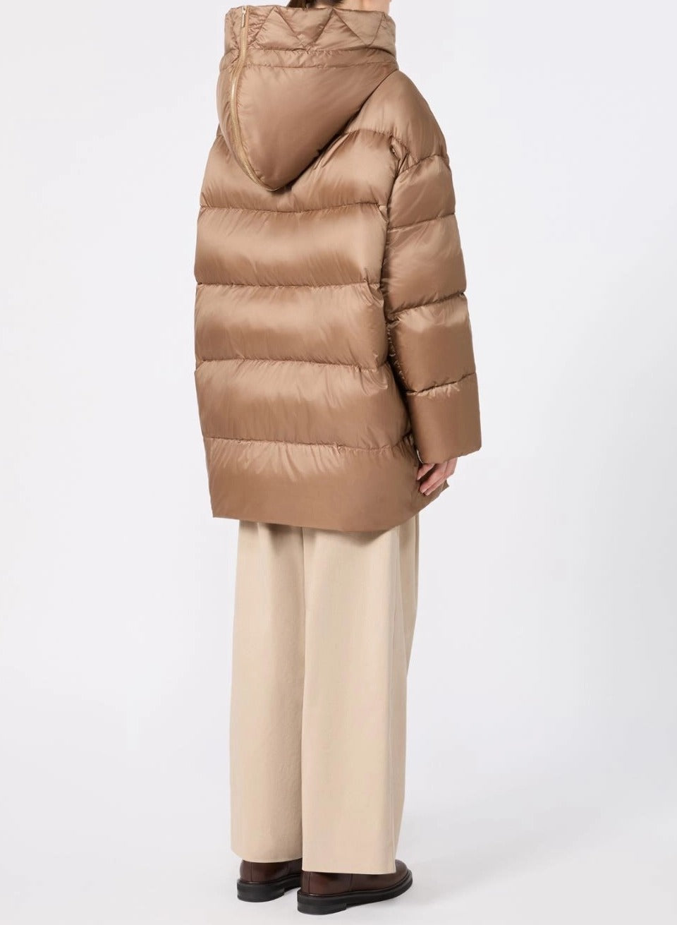 MAX MARA THE CUBE Piumino Donna Vento-Miele Scuro