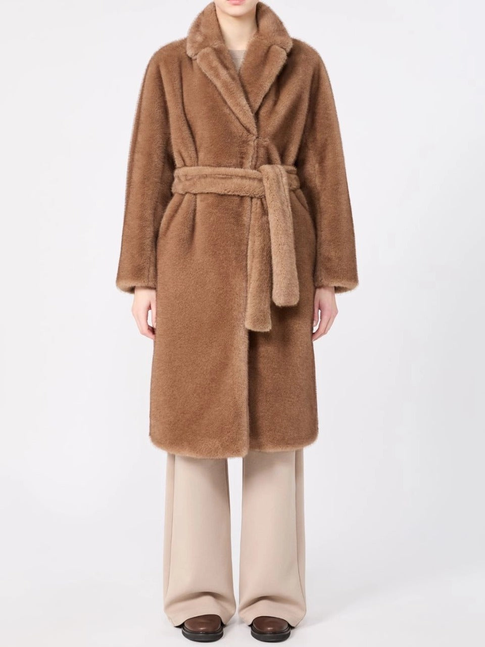 'S MAX MARA Cappotto Donna Miss-Beige