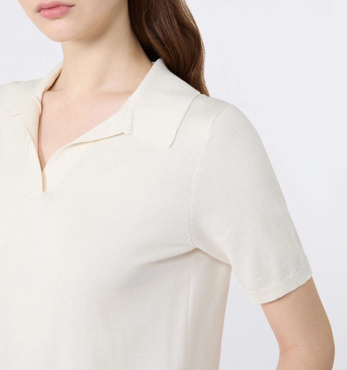 WEEKEND MAX MARA Polo Donna Roncolo-Ecru