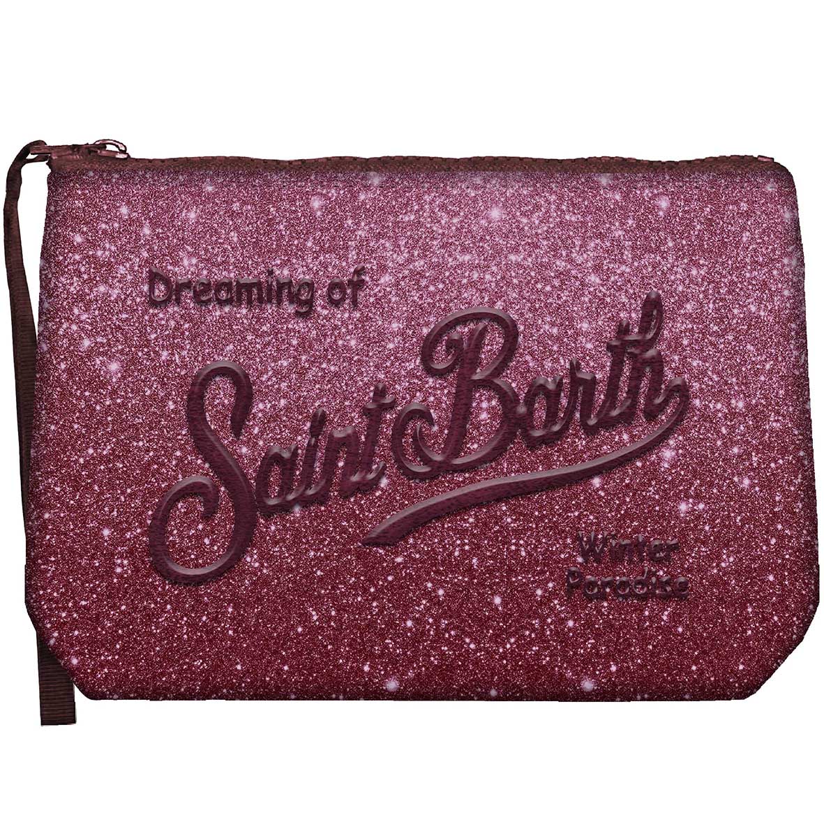 MC2 SAINT BARTH Pochette ALINE LUREX W-Bordeaux