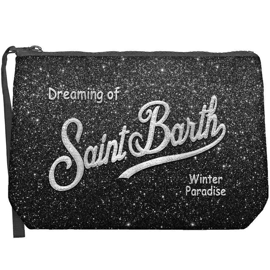 MC2 SAINT BARTH Pochette ALINE LUREX W-Nero