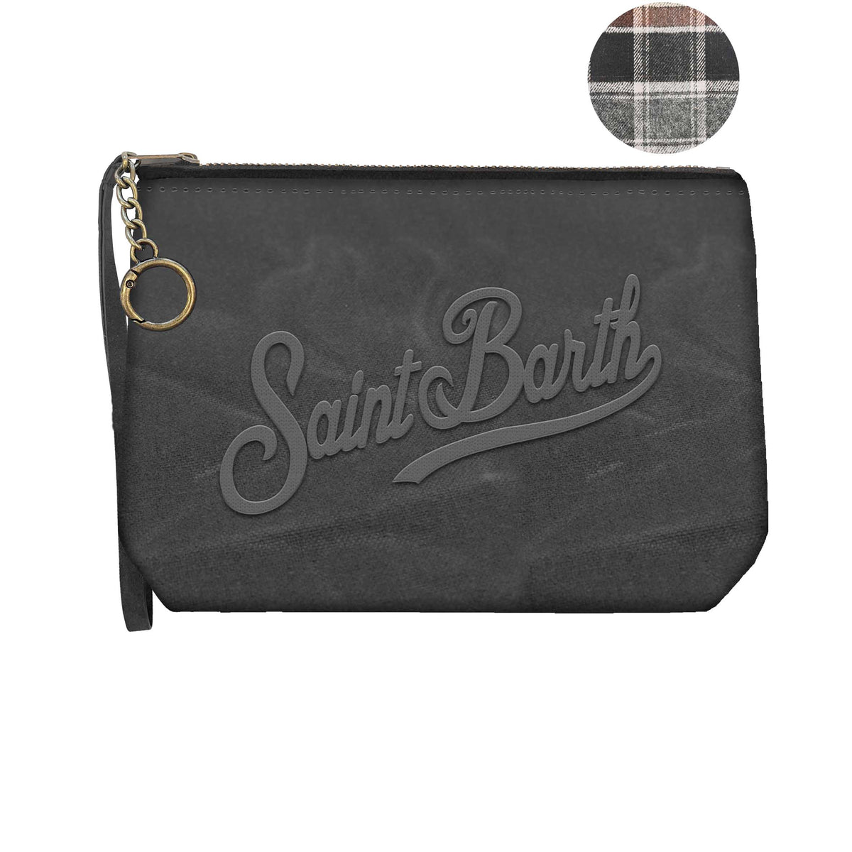 MC2 SAINT BARTH Pochette ALINE MINI WAX-Nero
