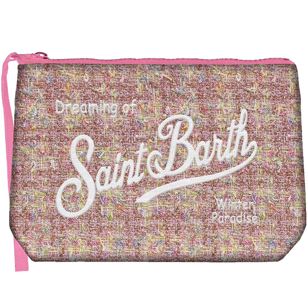 MC2 SAINT BARTH Pochette ALINE TWEED-Rosa