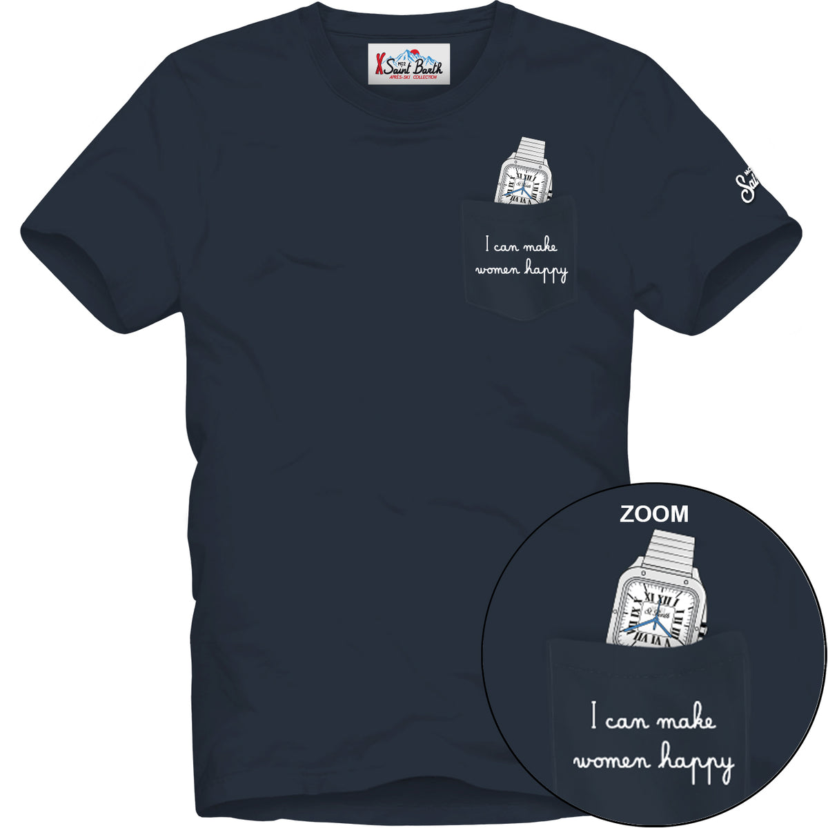 MC2 SAINT BARTH T-Shirt Uomo Connor-Women Navy