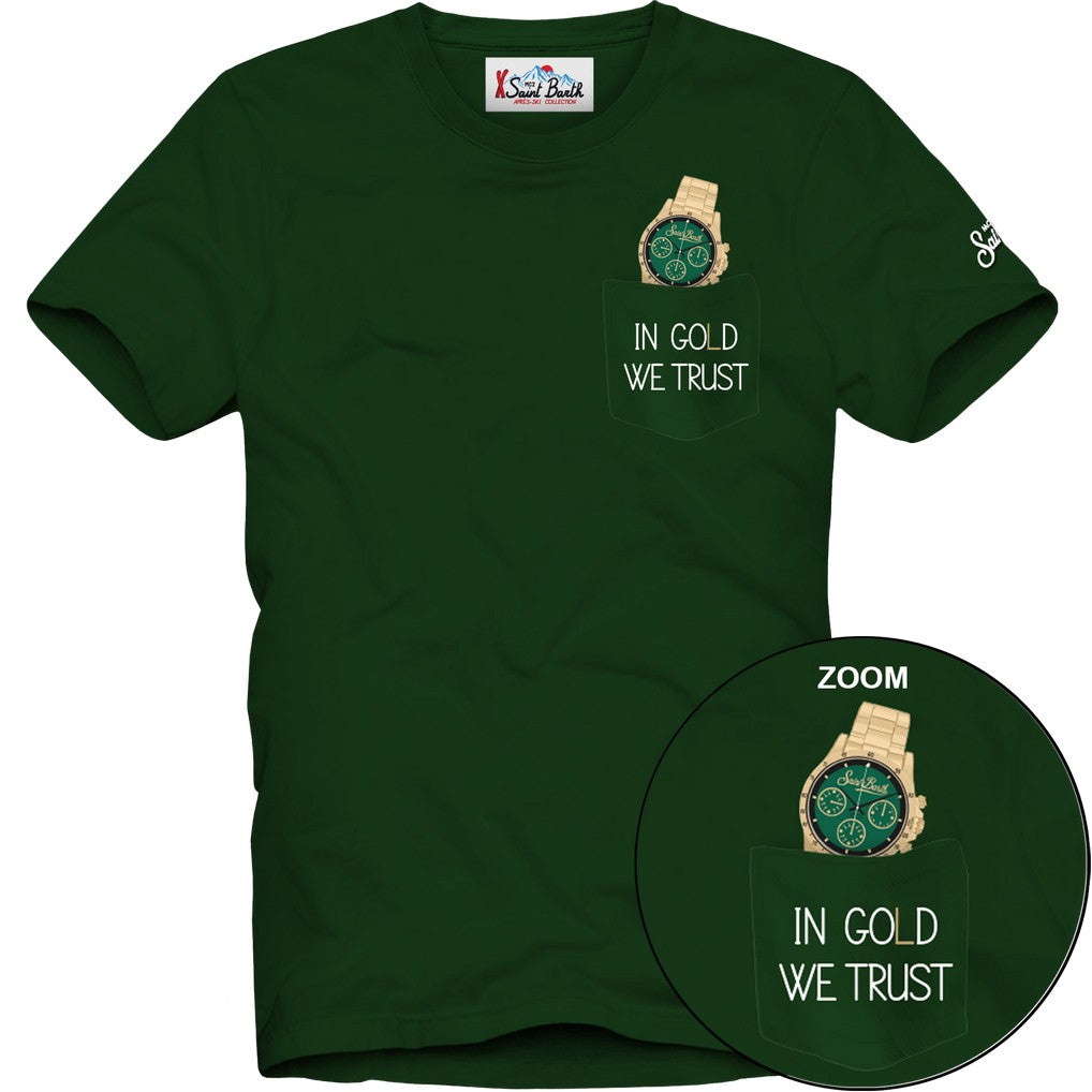 MC2 SAINT BARTH T-Shirt CONNOR-GOld British Green