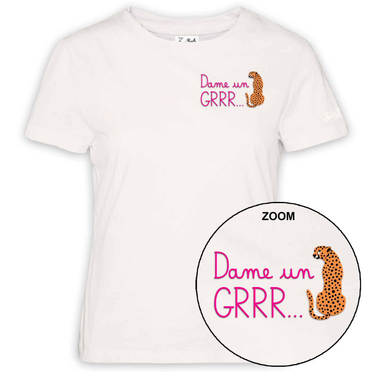 MC2 SAINT BARTH T-Shirt Donna Emilie-Dame Panna