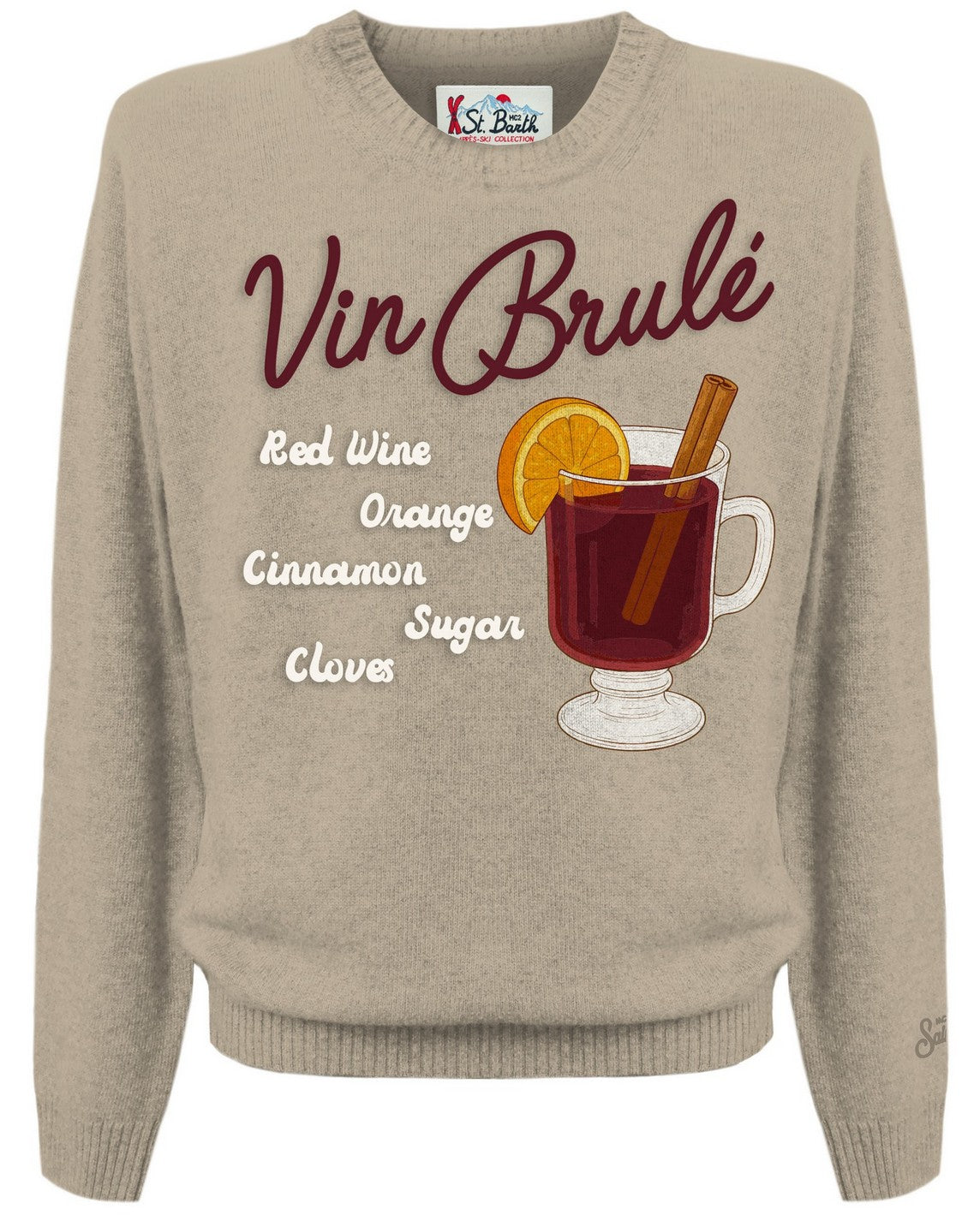 MC2 SAINT BARTH Maglione Uomo HERON-Drink Beige