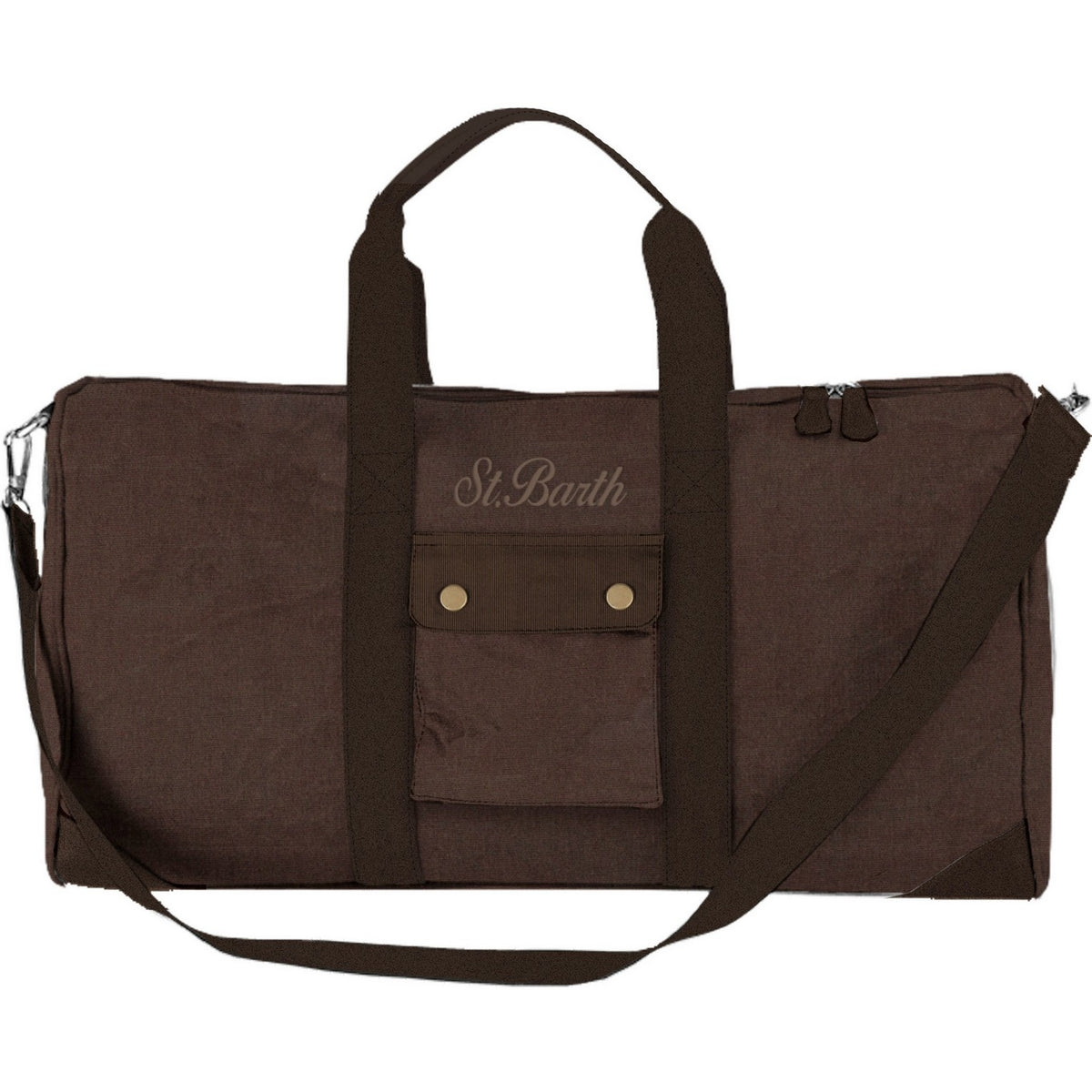 MC2 SAINT BARTH Borsone JETLEG WAX-Marrone