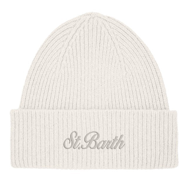 MC2 SAINT BARTH Berretto Donna MOSS WOOL-Off White