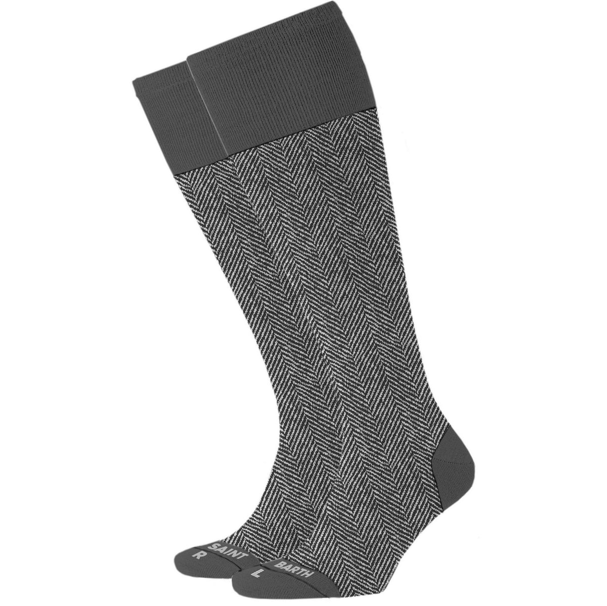 MC2 SAINT BARTH Calzini Uomo SOX N-Herringbone Grigio