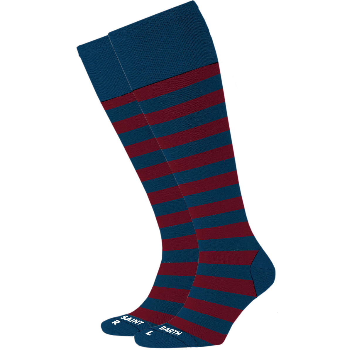 MC2 SAINT BARTH Calzini Uomo SOX N-Stripe Bordeuax/Navy