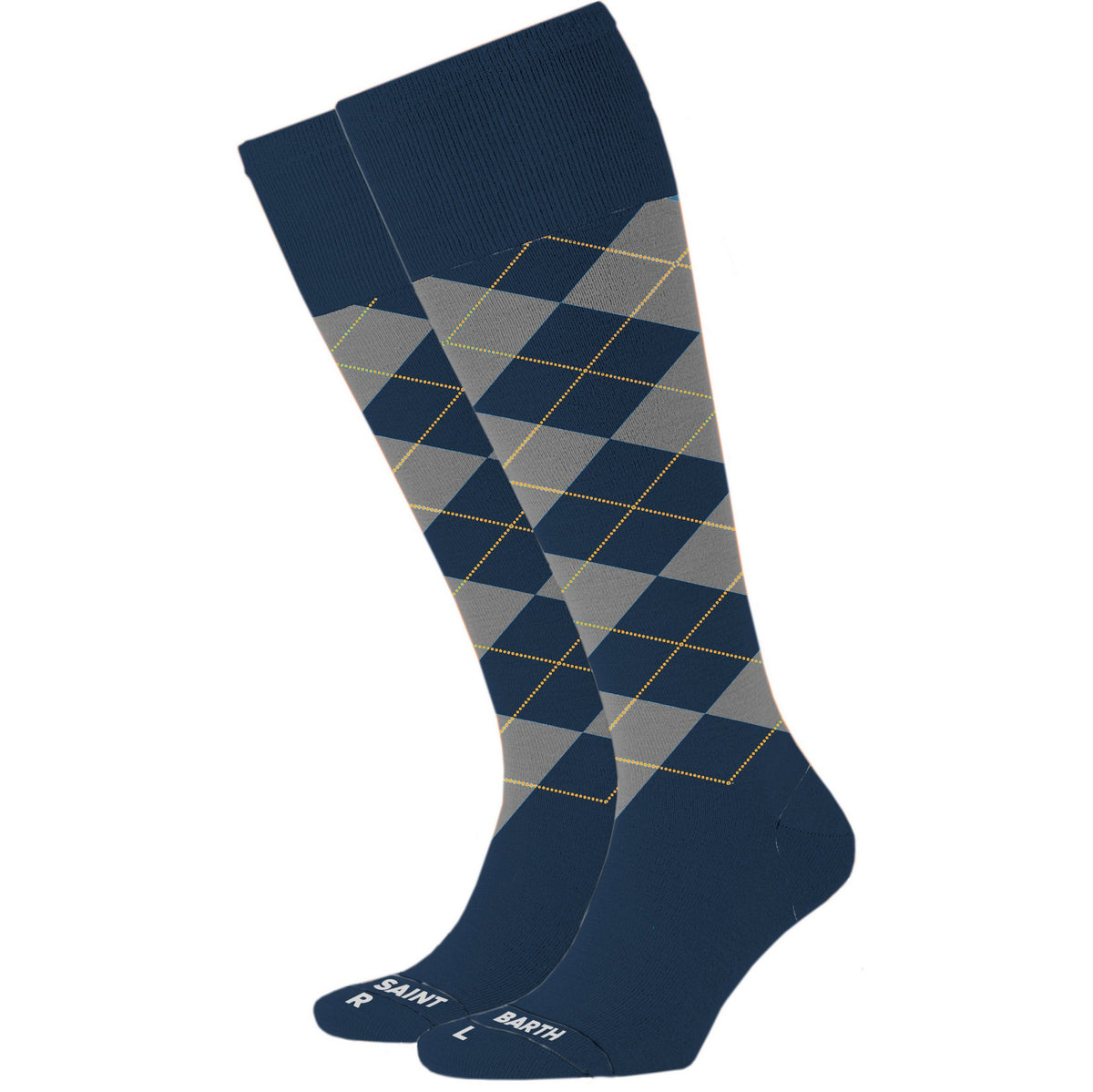 MC2 SAINT BARTH Calzini Uomo SOX N-Classic Navy/Grigio