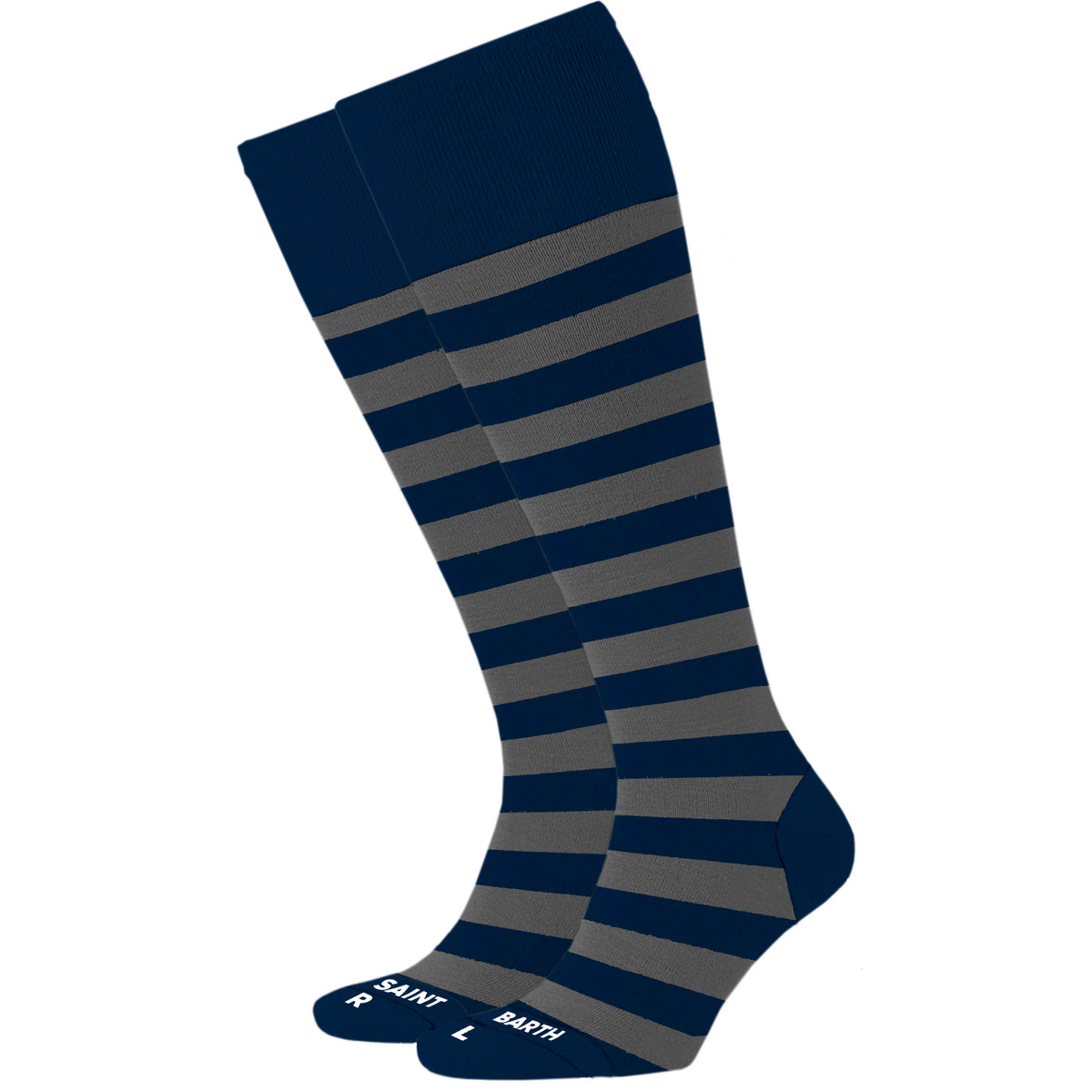 MC2 SAINT BARTH Calzini Uomo SOX N-Stripe Grigio/Navy