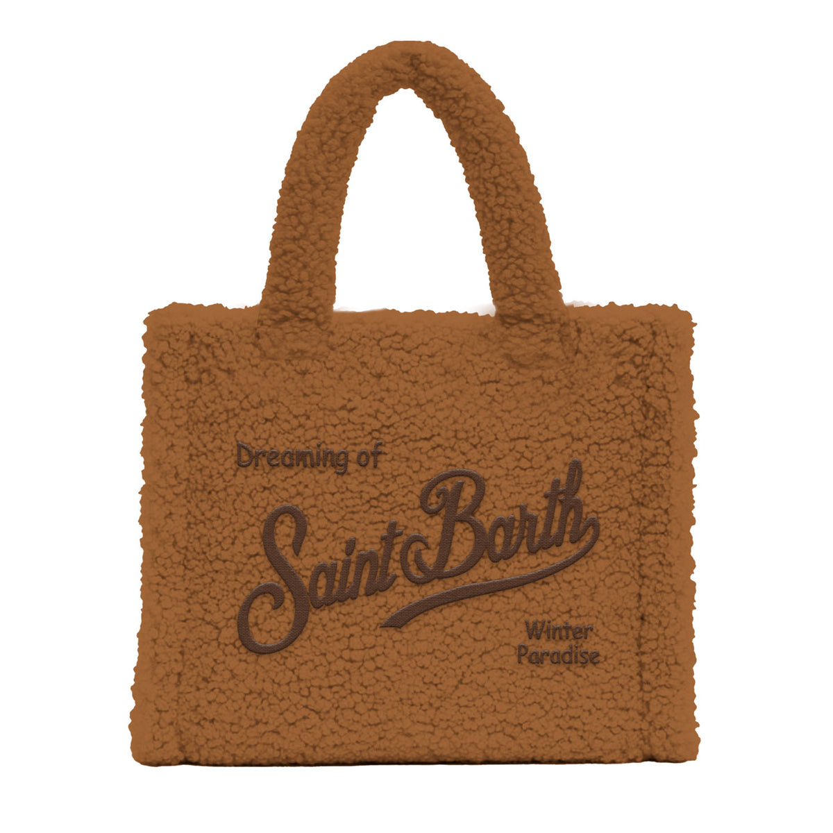 MC2 SAINT BARTH Borsa VANITY MINI TEDDY-Marrone