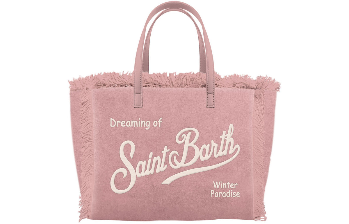 MC2 SAINT BARTH Borsa VANITY MINI VELVET N-Rosa