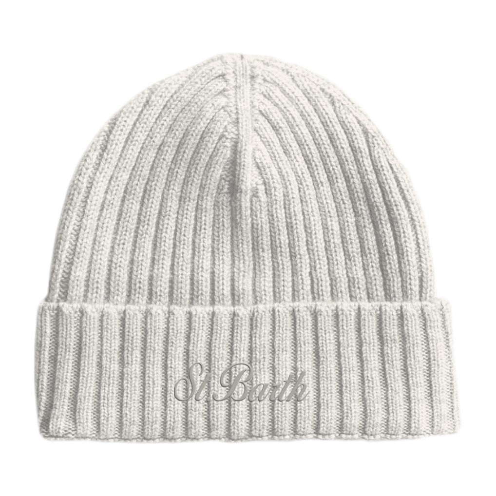 MC2 SAINT BARTH Berretto Uomo Wegen Wool-Off White